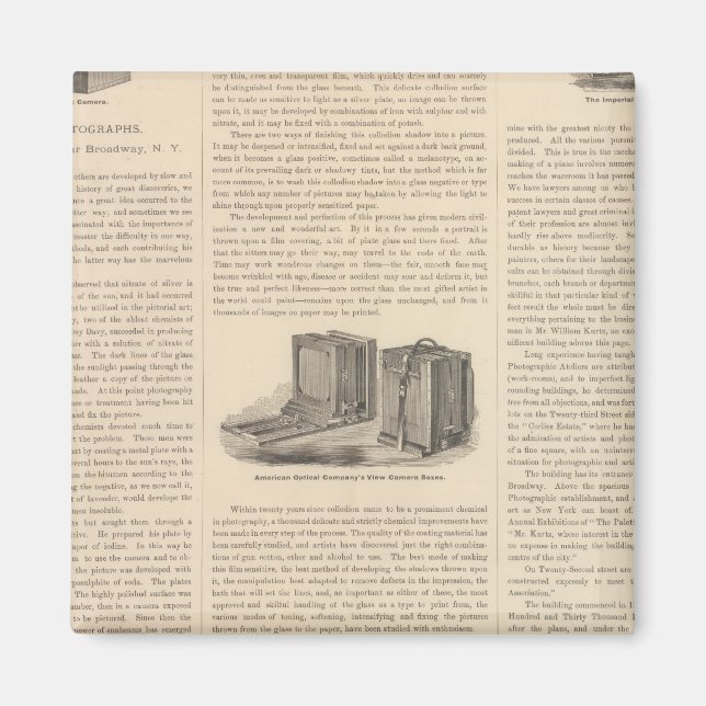 Kurtz, Photographs Magnet (Front)