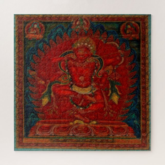 Kurukulla from Tibetan Buddhism  Jigsaw Puzzle (Horizontal)