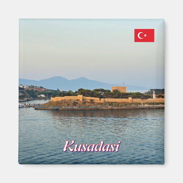 Kusadasi coast in Turkey Magnet (Front)