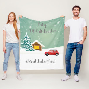 Kuscheldecke Mini Cooper Fleecedecke Decke Fleece Blanket
