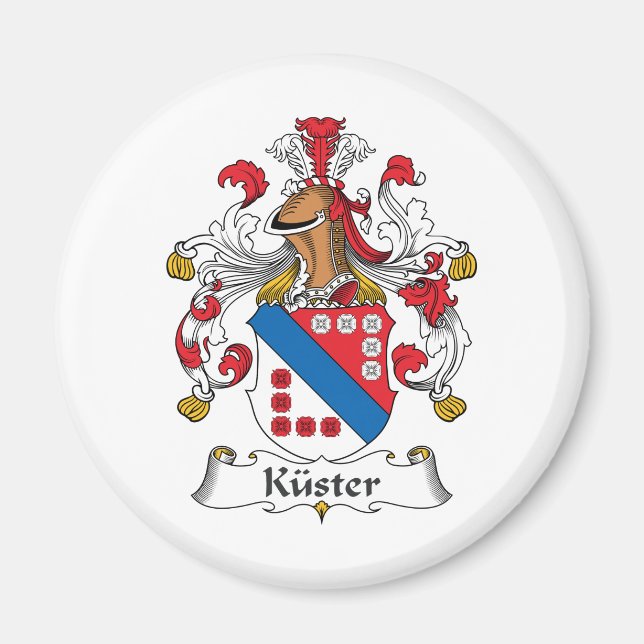 Kuster Family Crest Magnet (Front)