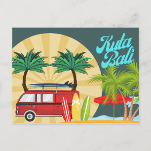 Kuta, Bali Postcard