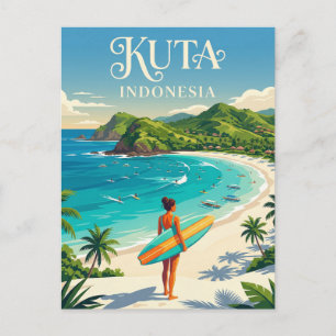 Kuta Indonesia Postcard