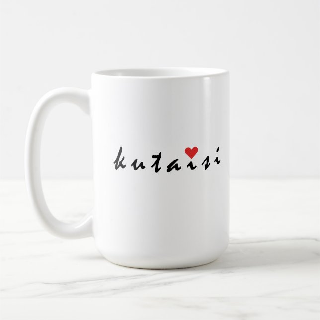 Kutaisi Georgia Coffee Mug (Left)