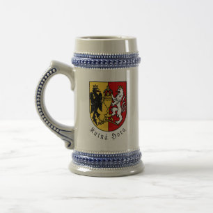 Kutná Hora coat of arms, Czech Republic Beer Stein