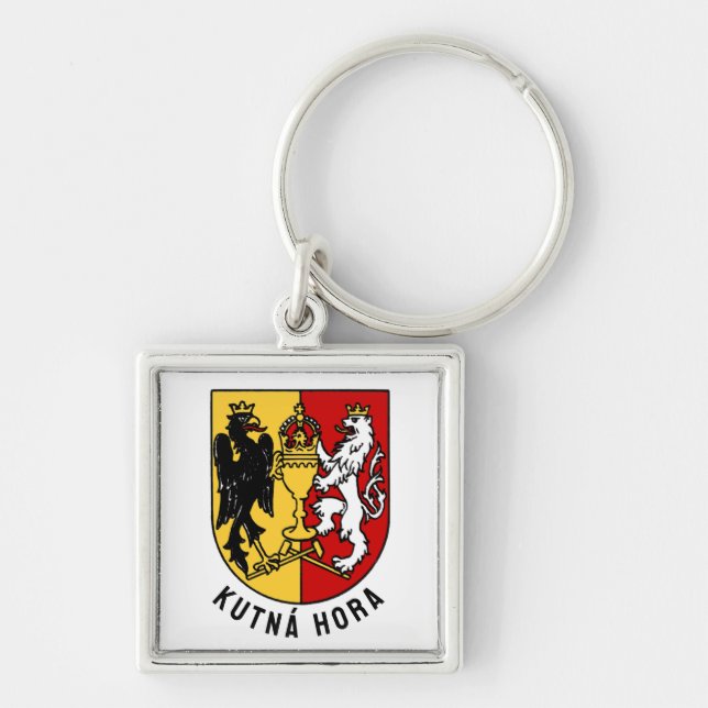 Kutná Hora coat of arms, Czech Republic Key Ring (Front)