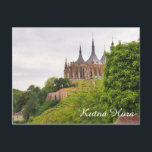 Kutna Hora postcard<br><div class="desc">Postcard with St. Barbara church in Kutna Hora.</div>