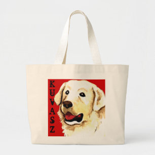 Kuvasz Colour Block Large Tote Bag