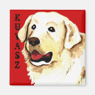 Kuvasz Colour Block Magnet