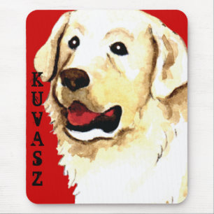 Kuvasz Colour Block Mouse Pad