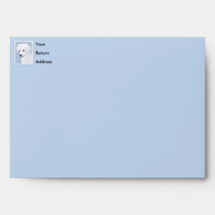 Kuvasz Painting - Cute Original Dog Art Envelope