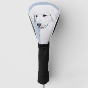 Kuvasz Painting - Cute Original Dog Art Golf Head Cover