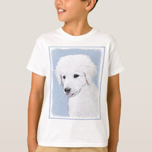 Kuvasz Painting - Cute Original Dog Art T-Shirt