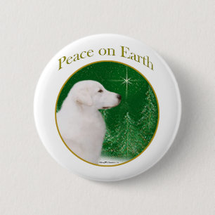 Kuvasz Peace 6 Cm Round Badge