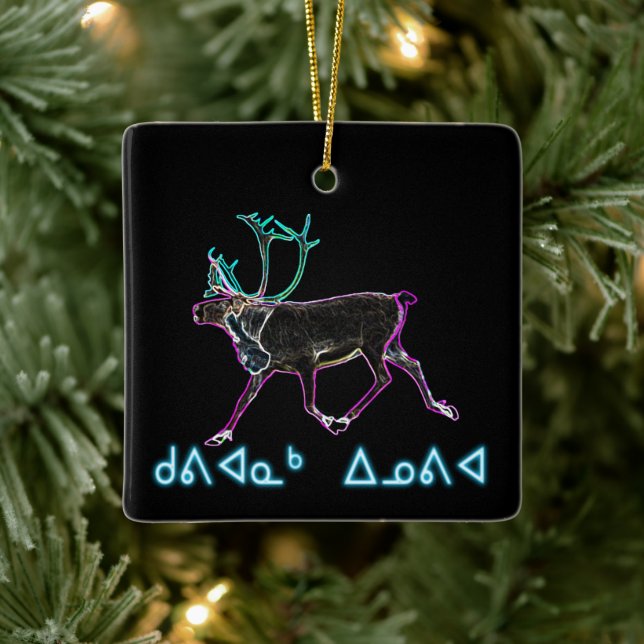 Kuvianak Innovia - Electric Caribou Ceramic Tree Decoration (Tree)