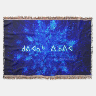 Kuvianak Innovia - Snowburst Throw Blanket