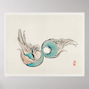Kuwai Bulbs by Kōno Bairei (1844-1895) Poster