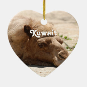 Kuwait Camel Ceramic Tree Decoration