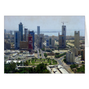 Kuwait City, bird eye view
