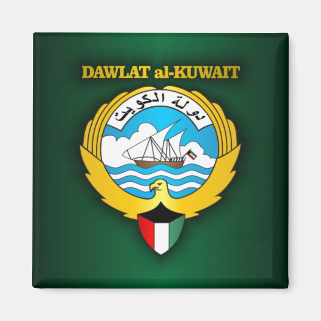 Kuwait Coat of Arms Magnet (Front)