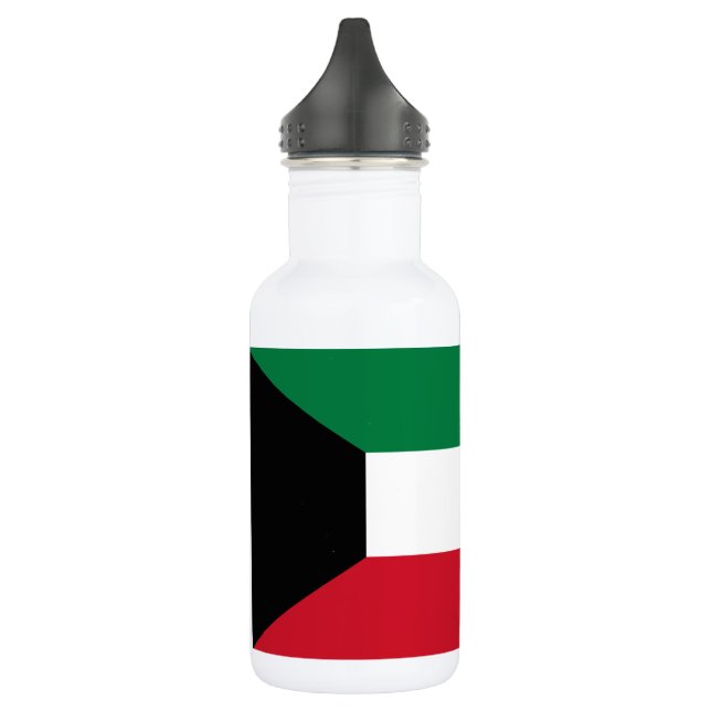 Kuwait Flag 532 Ml Water Bottle (Left)