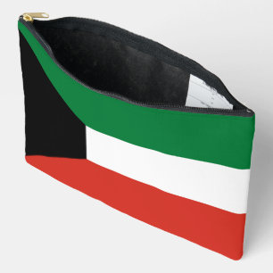 Kuwait flag accessory pouch