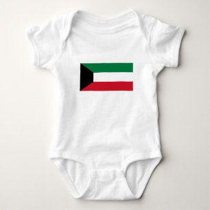 Kuwait Flag Baby Bodysuit