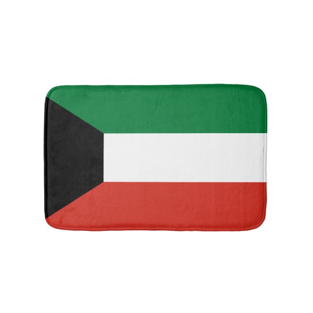 Kuwait flag bath mat (Front)