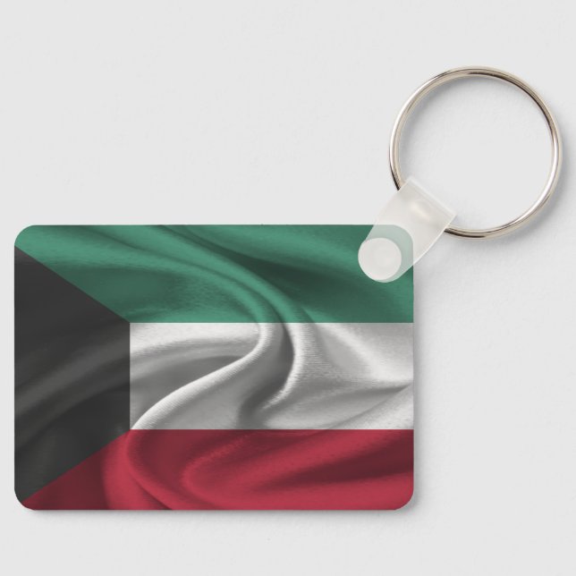 Kuwait Flag Keychain (Front)