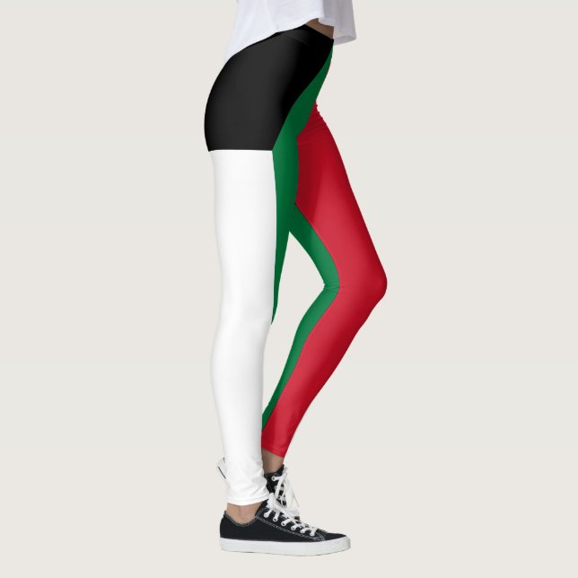 Kuwait Flag Leggings (Right)