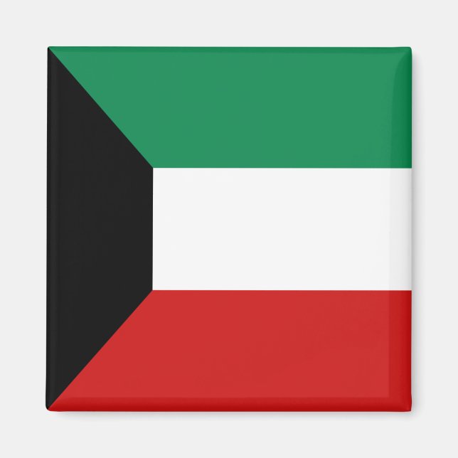 Kuwait Flag Magnet (Front)