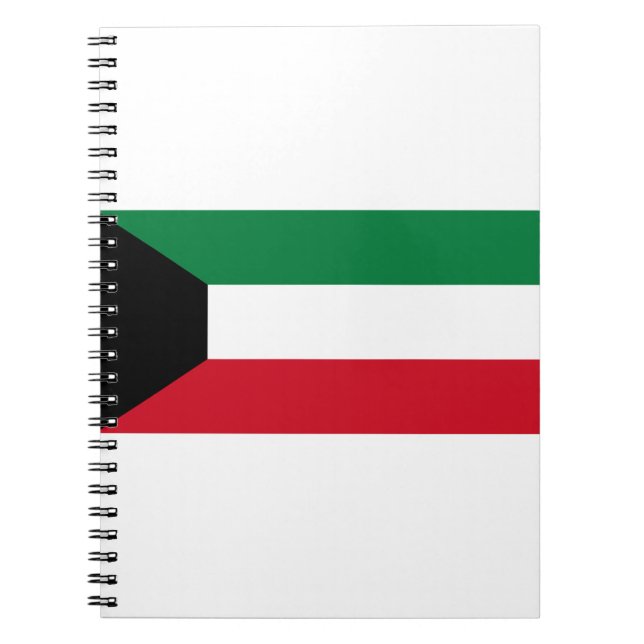 Kuwait Flag Notebook (Front)