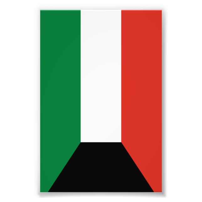 Kuwait flag photo print (Front)