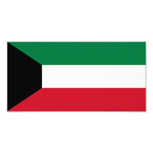 Kuwait Flag Photo Print