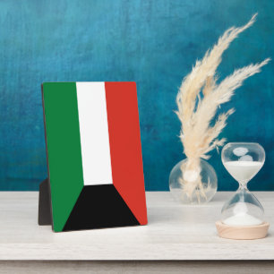 Kuwait flag plaque