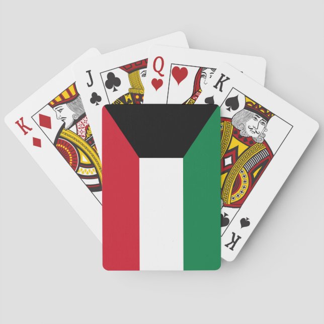 Kuwait Flag Playing Cards (Back)