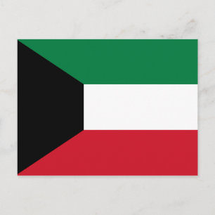 Kuwait Flag Postcard