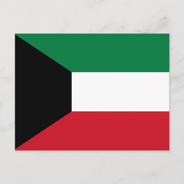Kuwait Flag Postcard (Front)