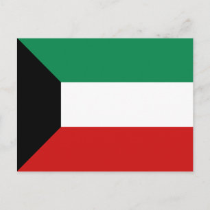 Kuwait Flag Postcard