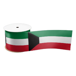 Kuwait Flag Satin Ribbon