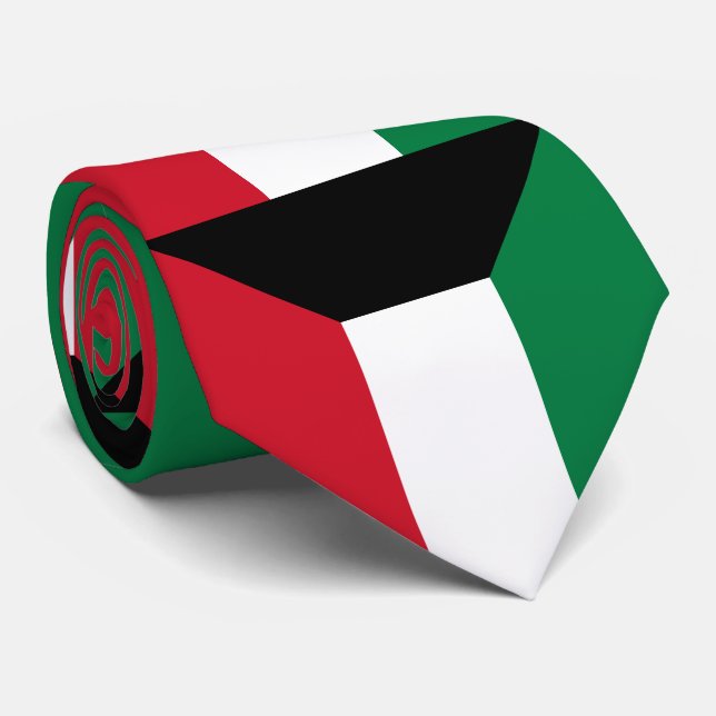 Kuwait Flag Tie (Rolled)