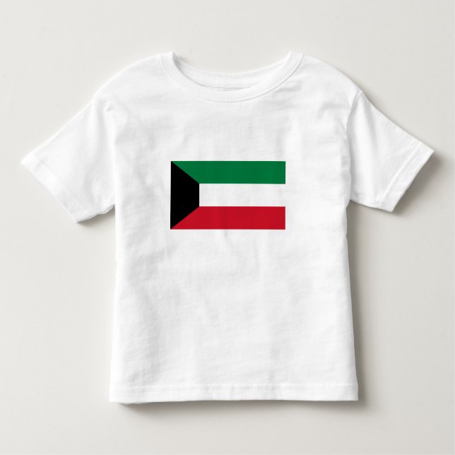 Kuwait Flag Toddler T-Shirt (Front)