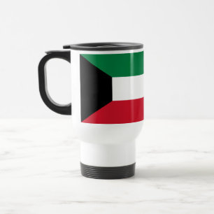 Kuwait Flag Travel Mug