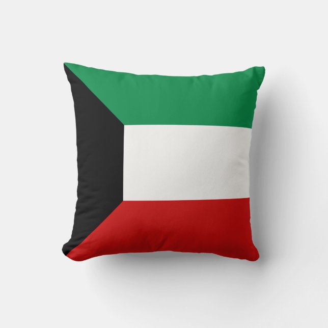 Kuwait Flag x Flag Pillow (Front)