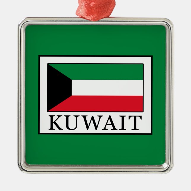 Kuwait Metal Tree Decoration (Front)