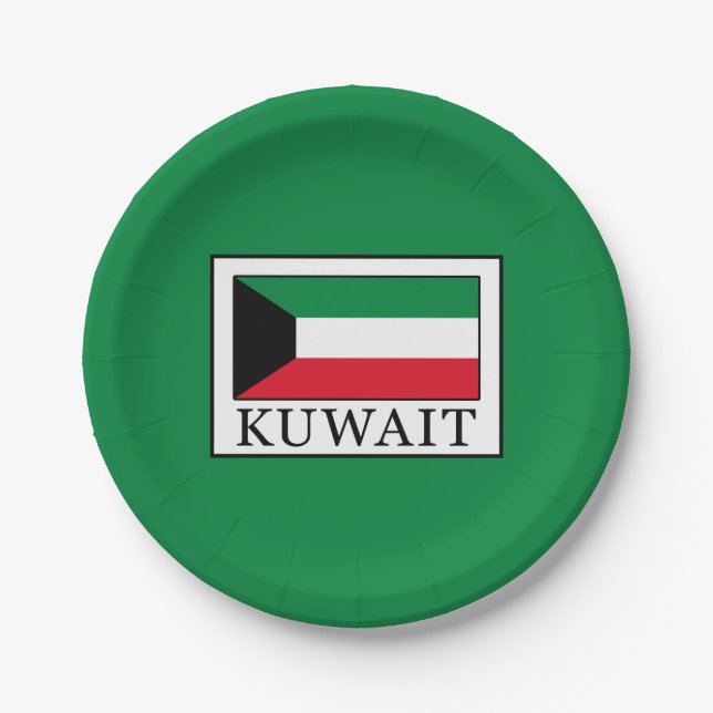 Kuwait Paper Plate (Front)