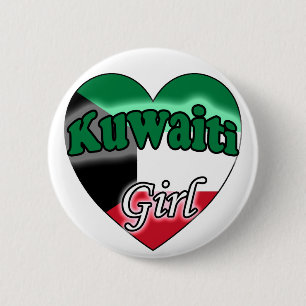 Kuwaiti Girl 6 Cm Round Badge