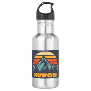 Kuwohi North Carolina Tennessee Retro Turquoise 532 Ml Water Bottle