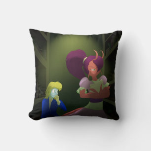 Kuzoura and Crayfish Girl Cushion