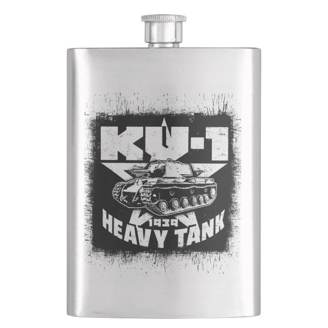 KV-1 Hip Flask Classic Flask (Front)